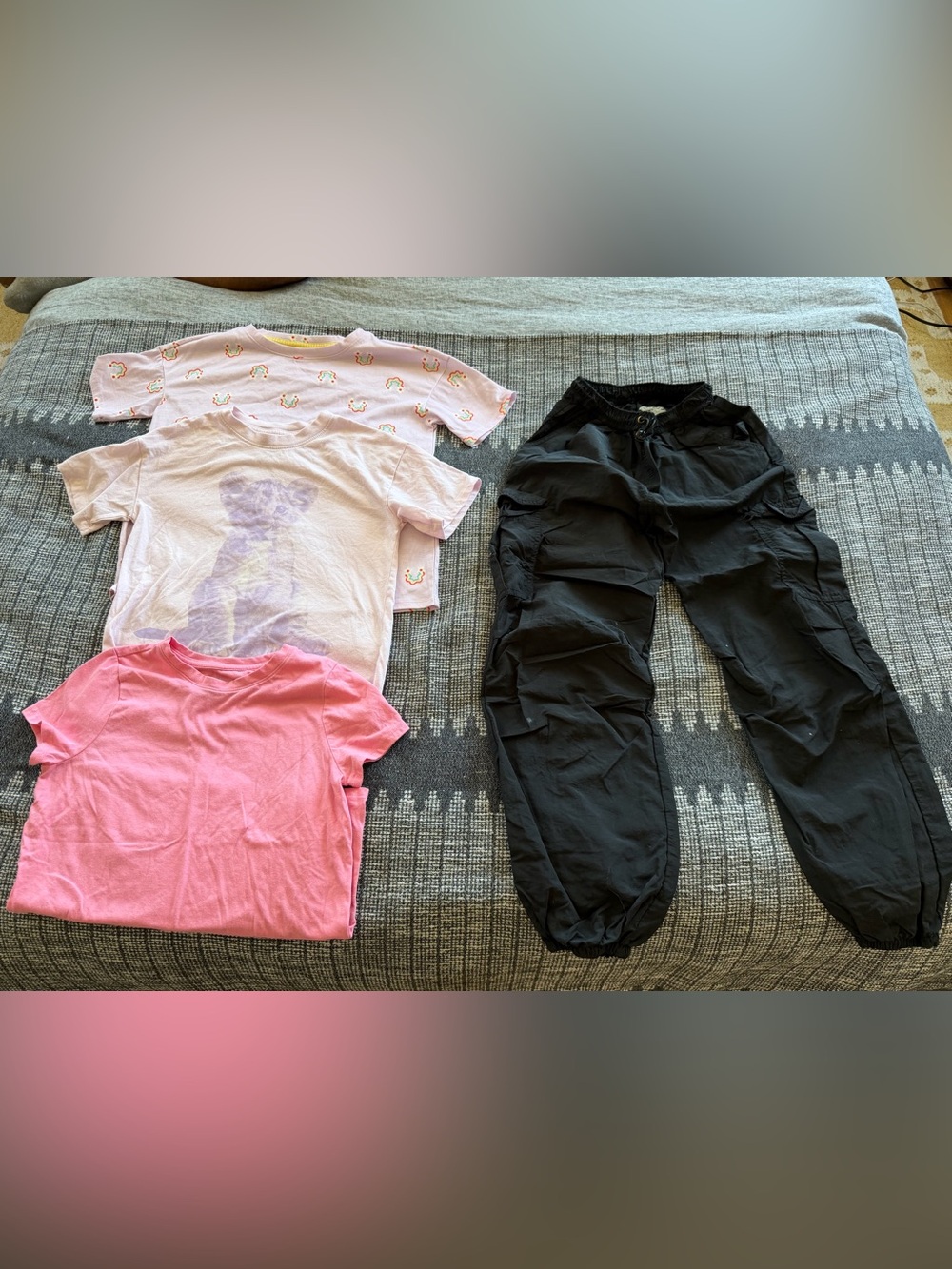 Cat & Jack Graphic Tees and Pants Lot